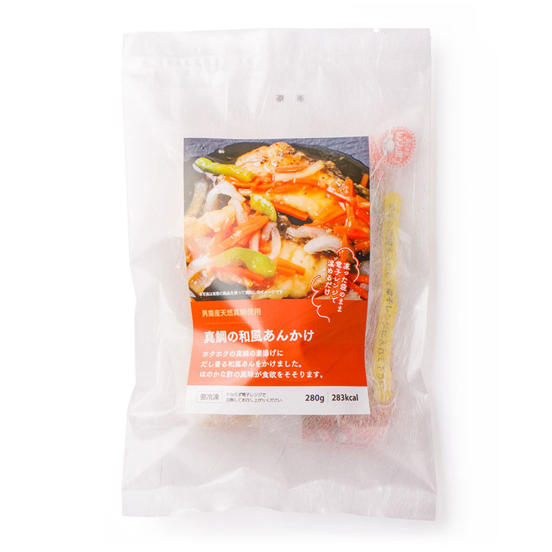 男鹿産真鯛の和風あんかけ